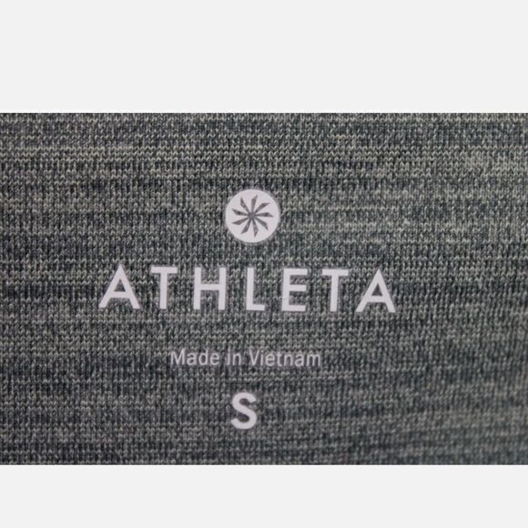 ATHLETA Chaturanga High Rise Tight Gray Green Size S Small EUC - Picture 6 of 7